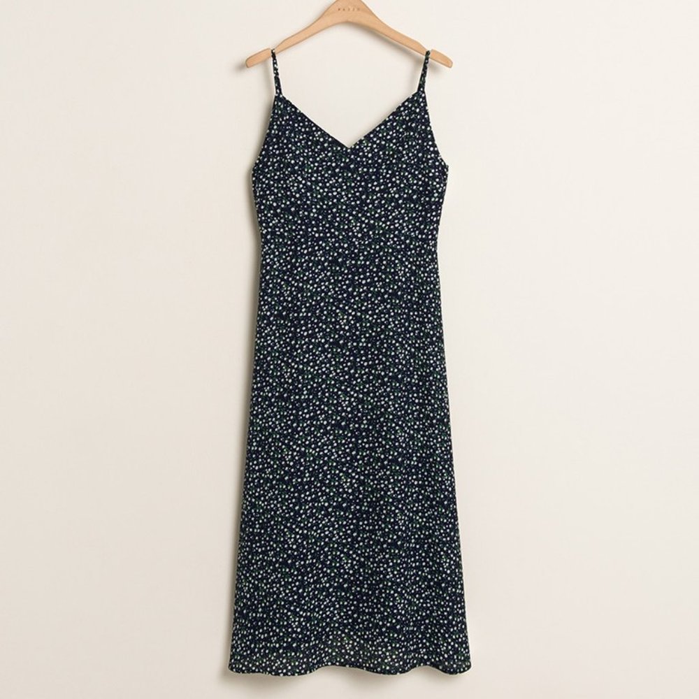 WOMAN DOT MIDI DRESS SUMMER